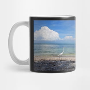 Get out of my way or you'll Egret it. Sanibel Island Egret Fort Myers Florida Mug